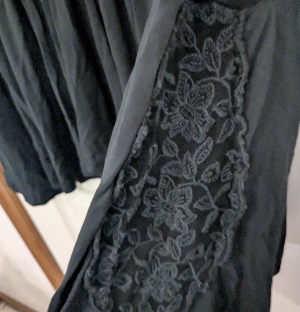 Adam Levine Lace Bell Sleeve Top